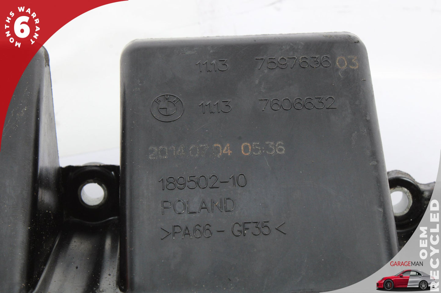 2012-2018 BMW 320i 328i F30 2.0L Engine Motor Lower Oil Pan 7597636 OEM