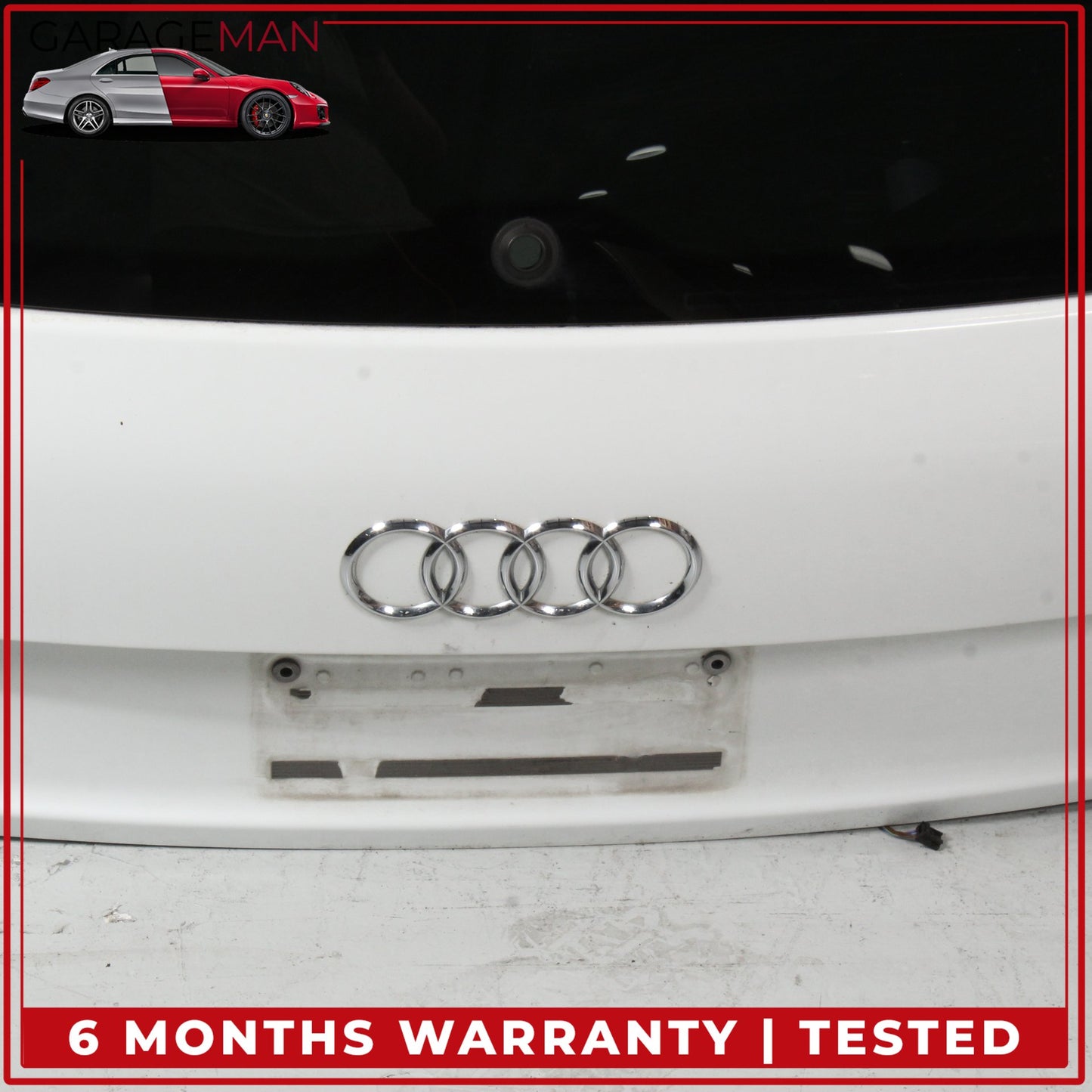 2007-2015 Audi Q7 SUV Trunk Lid Panel Assembly 4L0827023B Ibis White
