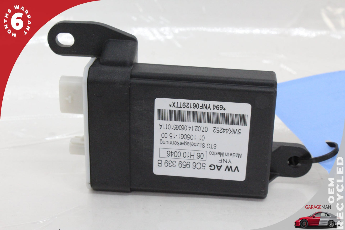 2012-2018 Audi A6 A7 Front Right Seat Occupant Detection Module 5C6959339B OEM