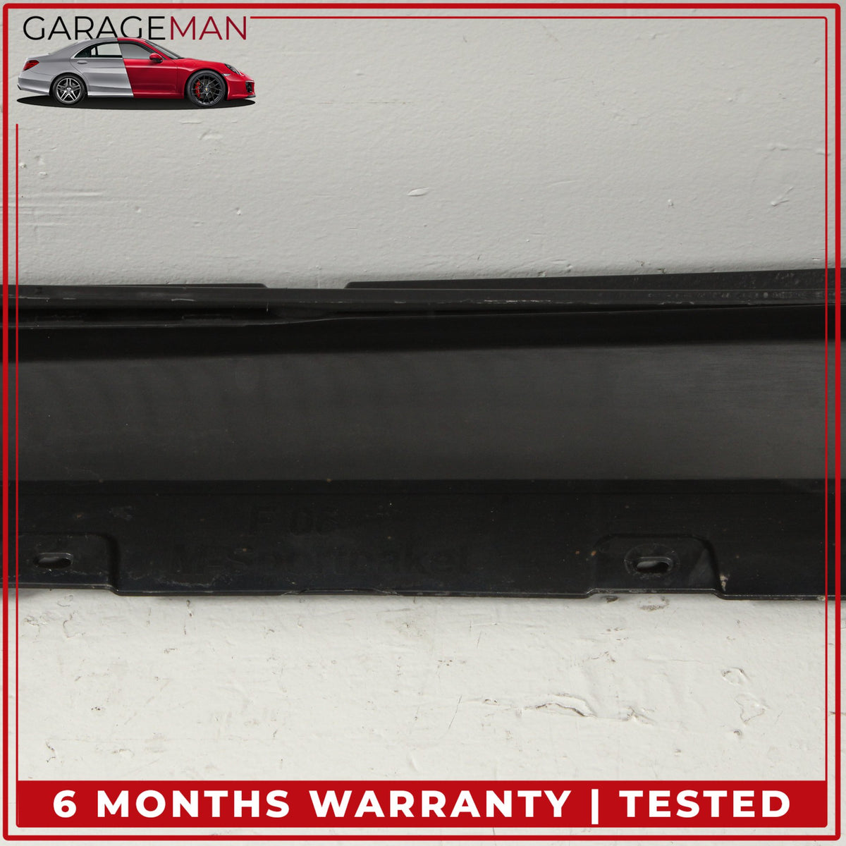 2013-2019 BMW 650i 640i F06 Right Side Skirt Rocker Panel Black 8052654 OEM