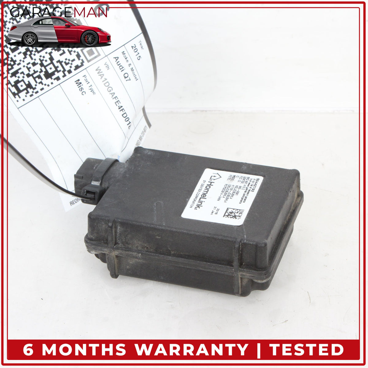 2008-2018 Audi Q7 HomeLink Garage Door Opener Control Module Unit 8K0907410C OEM