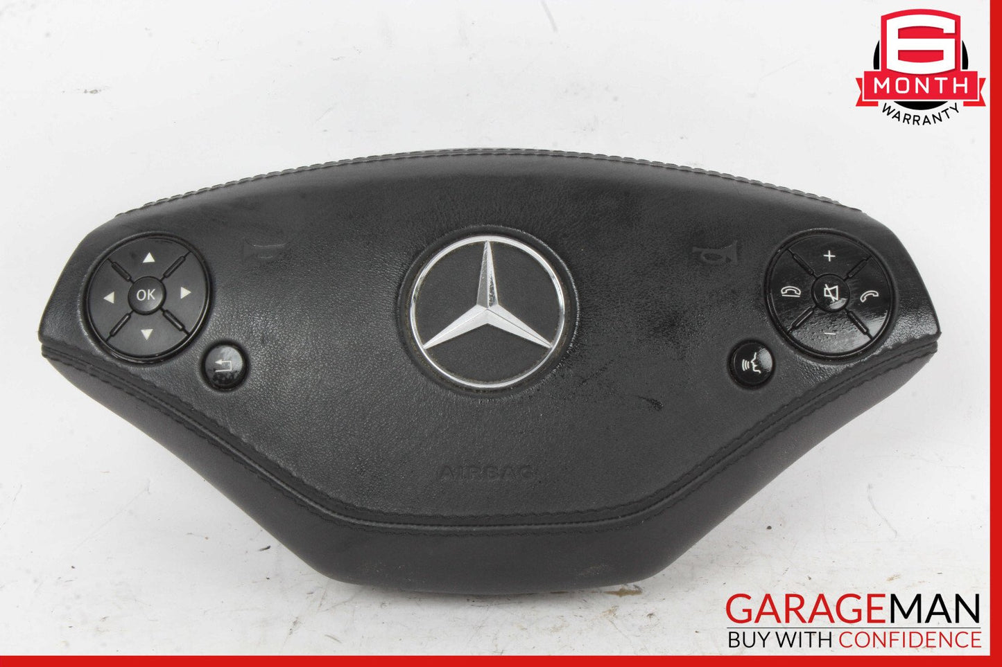 10-14 Mercedes W221 S550 CL550 Steering Wheel Airbag Air Bag Black OEM