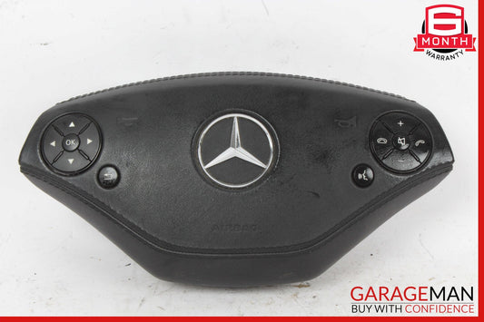 10-14 Mercedes W221 S550 CL550 Steering Wheel Airbag Air Bag Black OEM