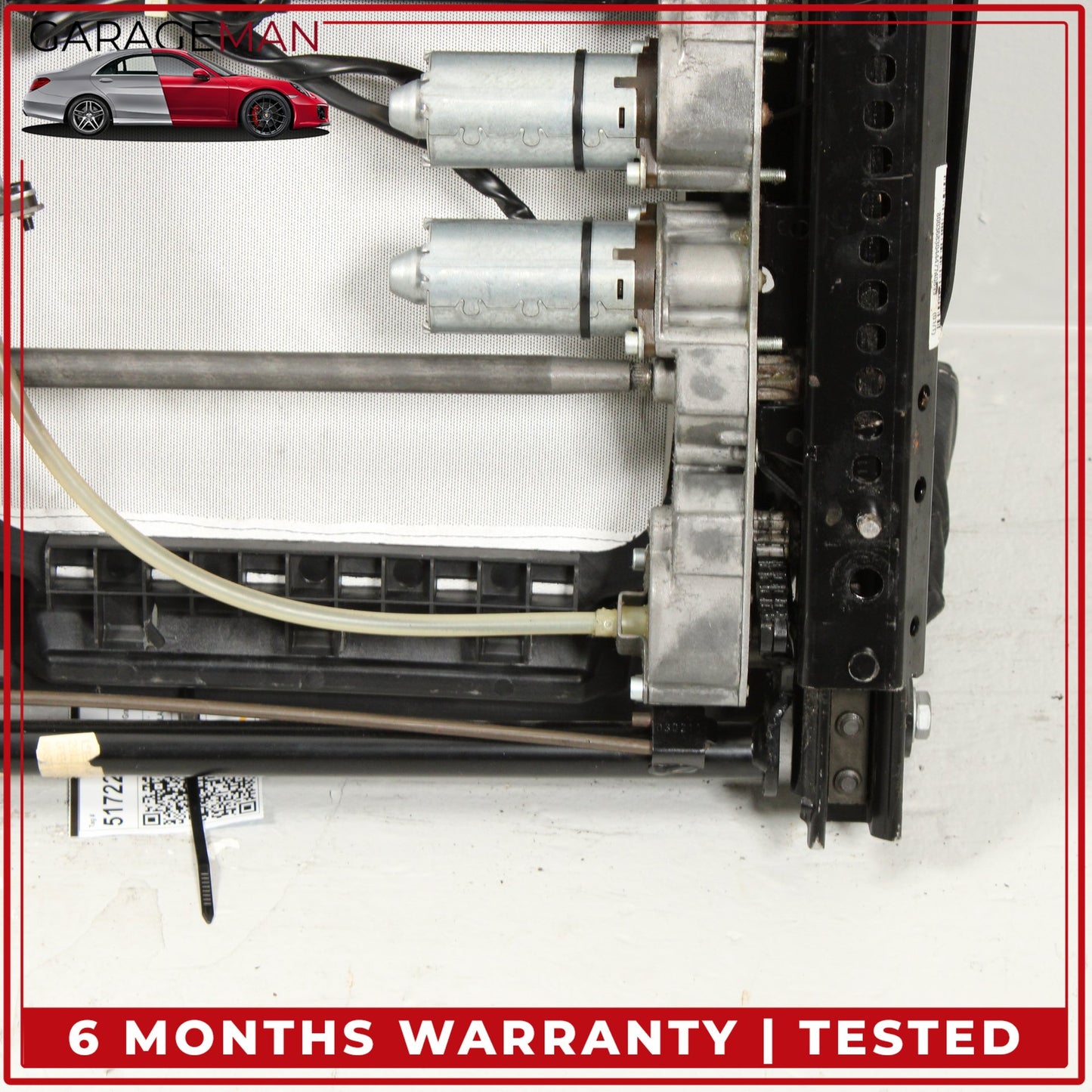 2008-2019 Maserati GranTurismo Front Right Seat Rail Track Frame w/ Motors OEM