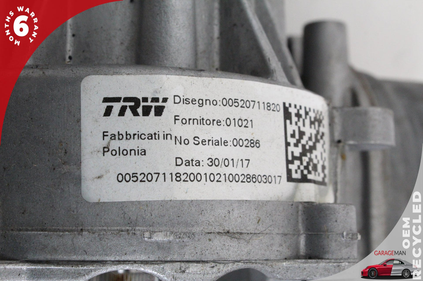2014-2020 Fiat 500L FWD Power Steering Column w/ Motor TRW 52071182 OEM