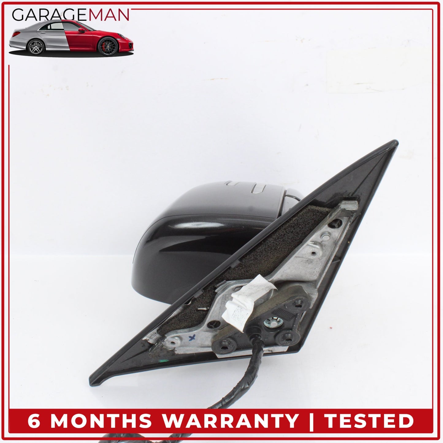 2007-2014 Mercedes-Benz CL550 W216 Coupe Front Left Door Rear View Mirror w/ Blind Spot 2168101776 OEM