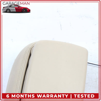2012-2018 Audi A6 A7 Front Left and Front Right Side Seat Headrest Beige OEM