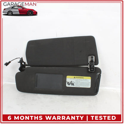 2007-2015 Audi Q7 4L SUV Front Left and Right Side Sun Visor Black 4L0857552 OEM
