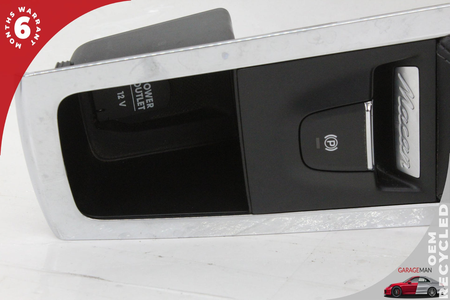2015-2018 Porsche Macan 95B Center Console Shifter Knob Boot Trim Cover OEM
