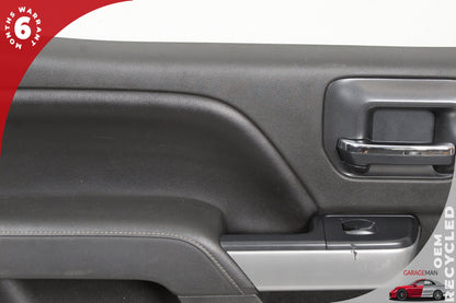 2014-2019 Chevrolet Silverado 1500 Rear Left Side Interior Door Trim Panel OEM