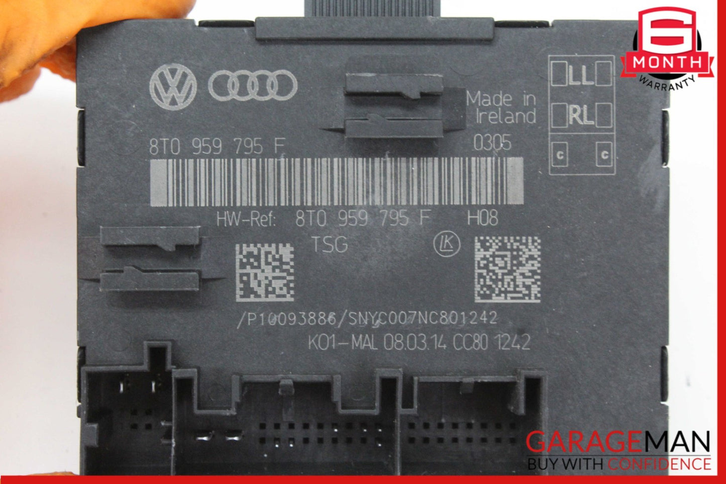 2012-2017 Audi RS5 8T Convertible Rear Door Control Module 8T0959795F Genuine