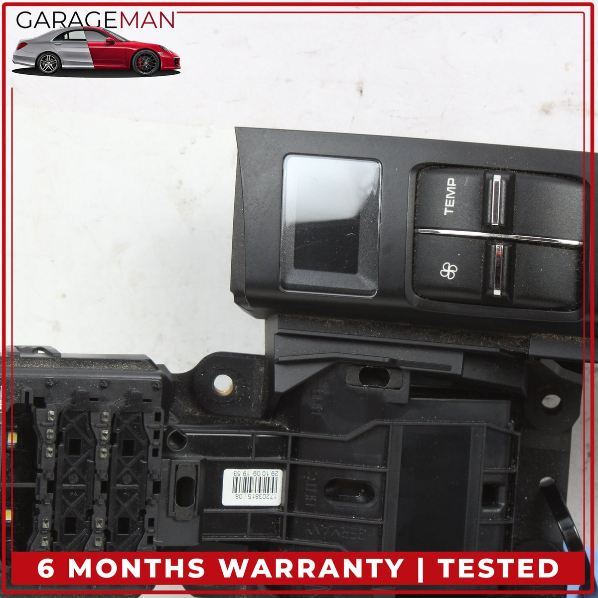 2010-2016 Porsche Panamera 970 Rear Climate Control Switch Panel 97065350902 OEM