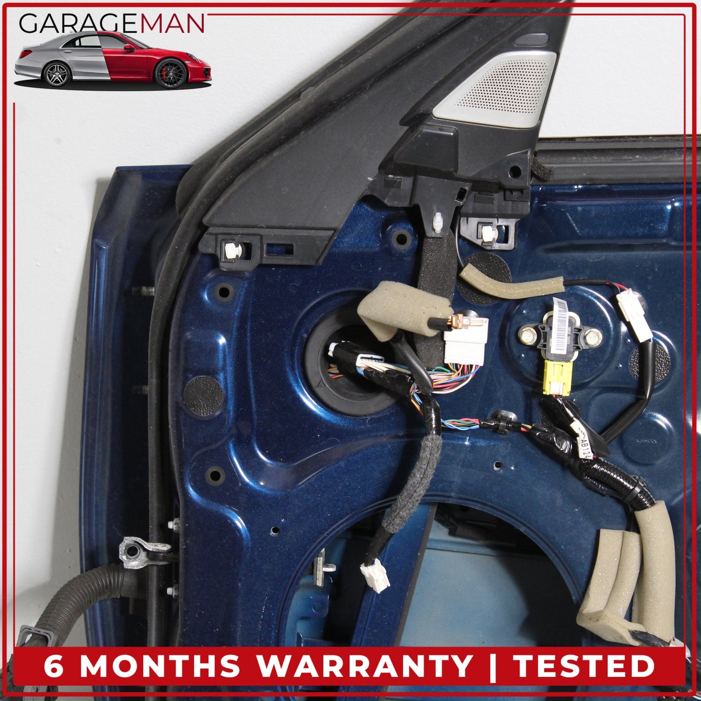 2014-2024 Infiniti Q50 V37 Front Right Side Door Shell Blue H010M4GAMA OEM