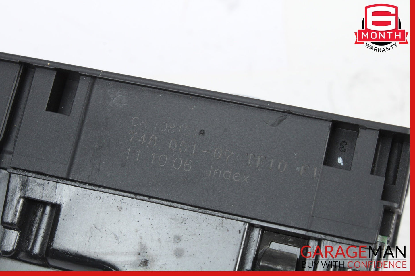 2007-2009 Audi Q7 Rear AC Climate Control Switch Panel 4L0919158D Genuine