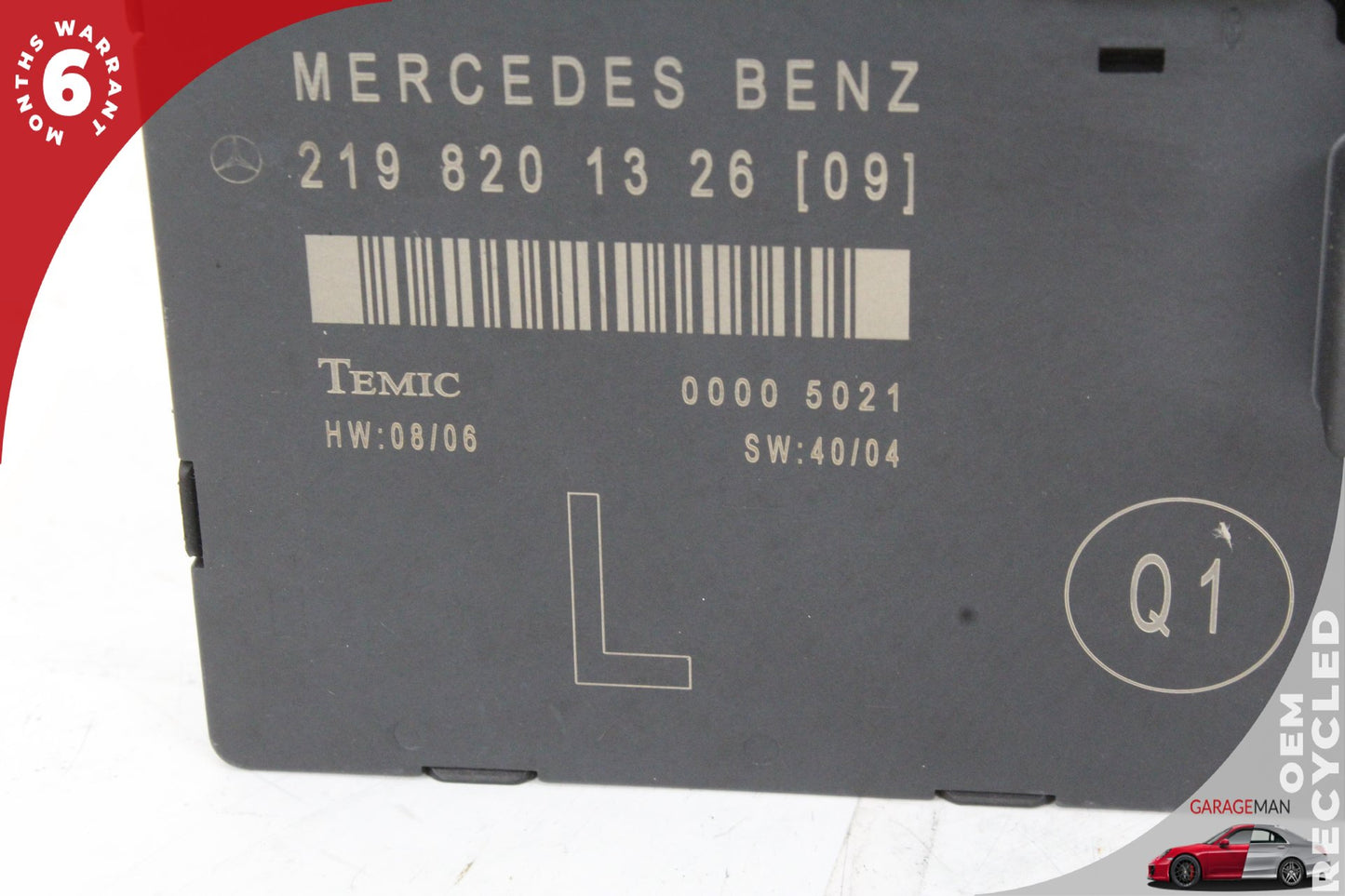 06-11 Mercedes-Benz CLS500 W219 Left Front Door Control Module 2198201326