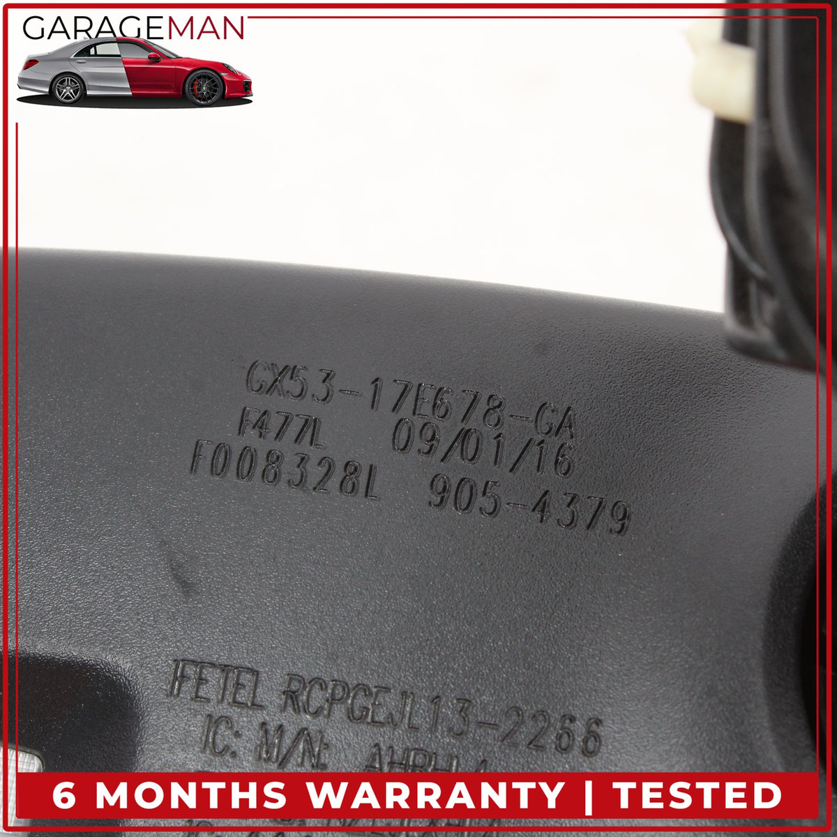 2016-2017 Jaguar F-Type X152 Coupe Front Upper Windshield Rear View Mirror OEM