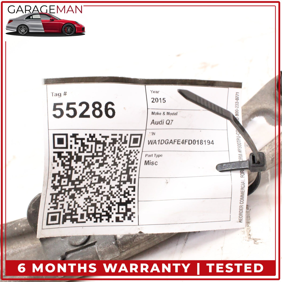 2007-2015 Audi Q7 Rear Left or Right Upper Forward Control Arm 7L0505375A OEM