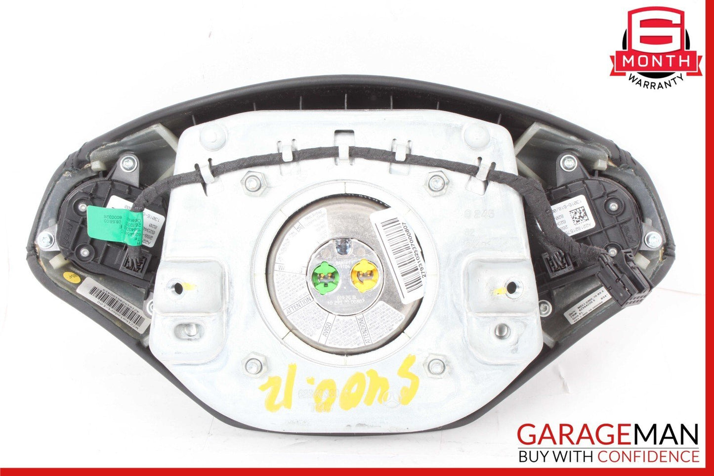 10-14 Mercedes W221 S400 CL550 CL600 Steering Wheel Airbag Air Bag Black OEM