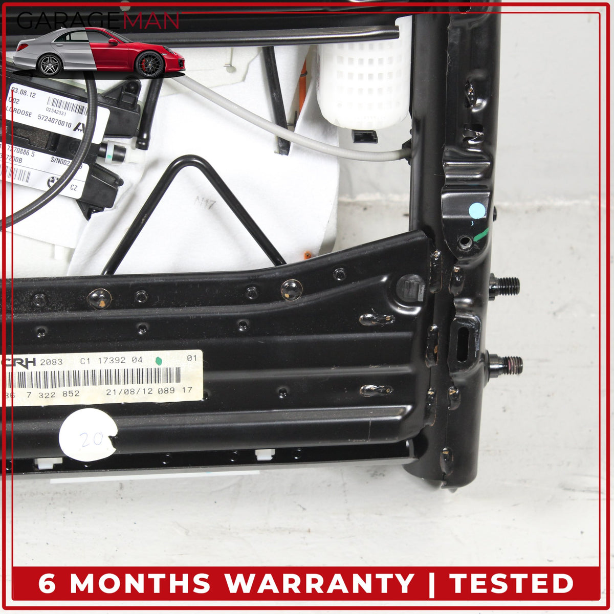 2013-2019 BMW 650i F06 Sedan Front Right Seat Upper Track Rail Frame 7351870 OEM