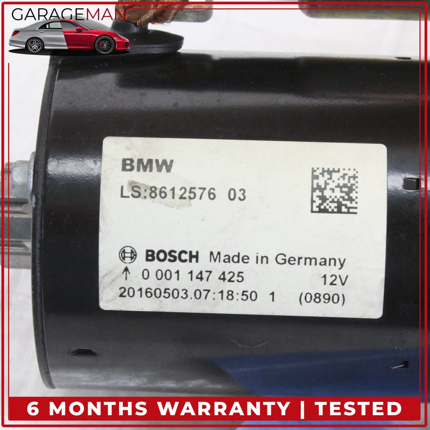 2012-2018 BMW X3 328i 320i 2.0L Engine Starter Motor Denso 8612576 OEM