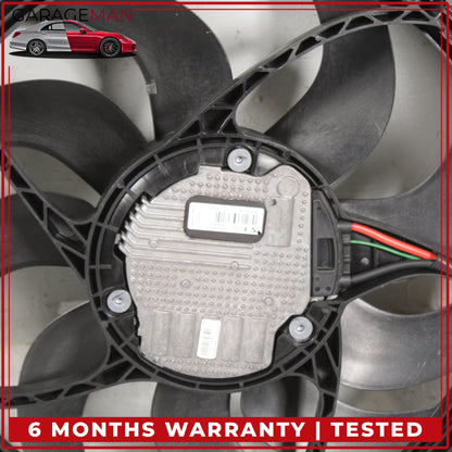 2015-2020 BMW 430i Gran Coupe Engine Radiator Cooling Fan Motor w/ Shroud 7555619 OEM