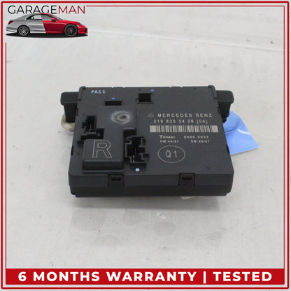 2006-2011 Mercedes W219 CLS550 Rear Right Side Door Control Module Unit OEM