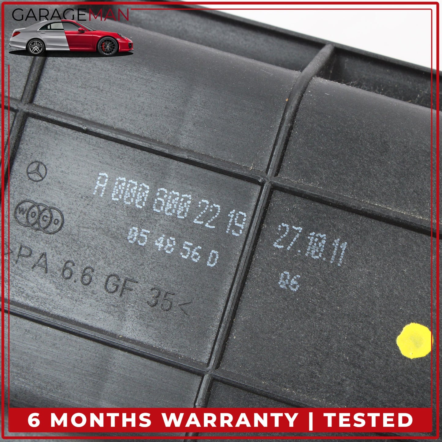 2007-2014 Mercedes-Benz CL550 W216 Coupe Dynamic Seat Pressure Tank Reservoir 0006002219