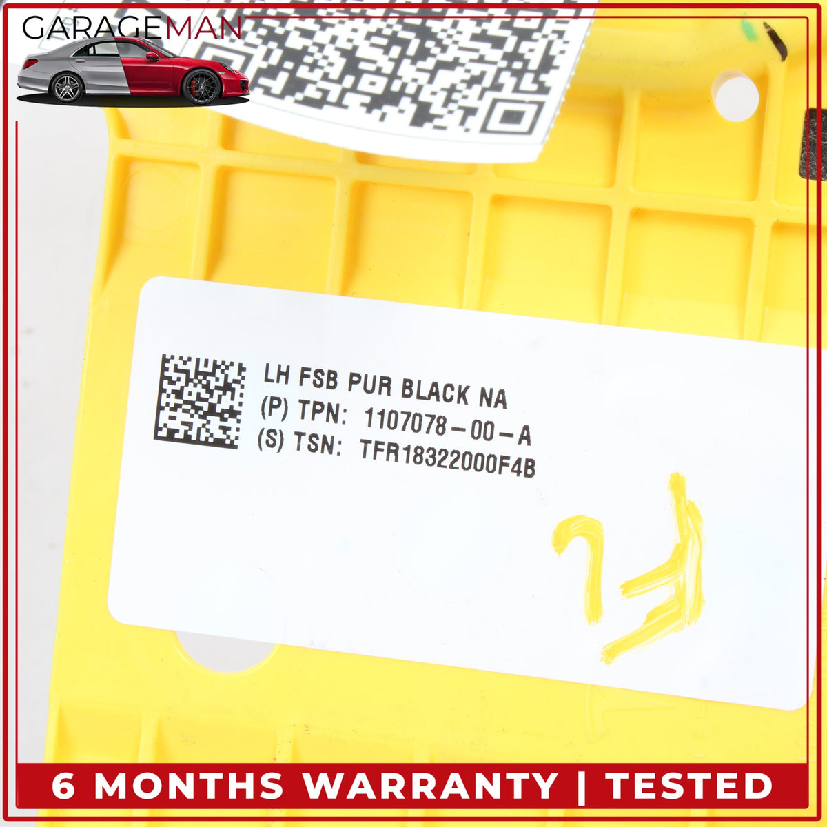 2017-2023 Tesla Model 3 Front Left Seat Adjustment Lumbar Support 110707800A OEM