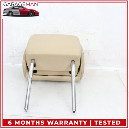 2012-2018 Audi A6 A7 Front Left and Front Right Side Seat Headrest Beige OEM