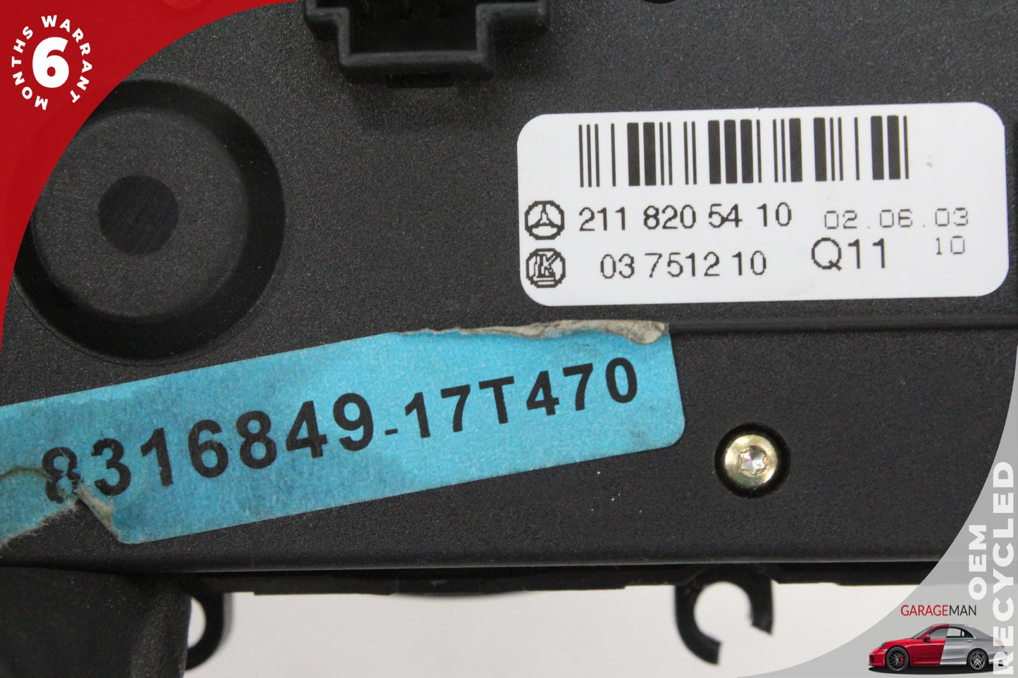 2003-2009 Mercedes W211 E500 CLS550 Air Suspension Control Switch 2118205410 OEM