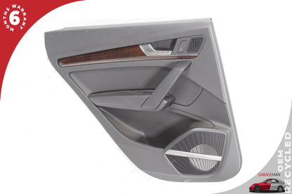 2018-2025 Audi Q5 SQ5 Rear Left Driver Side Door Trim Panel 80A867487 OEM