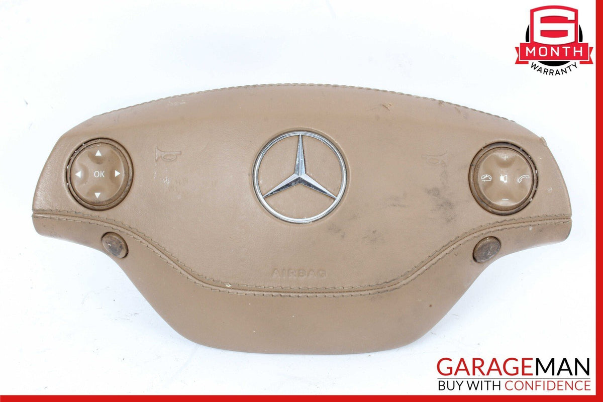 07-10 Mercedes W216 CL550 CL500 S550 Steering Wheel Airbag Air Bag Brown OEM