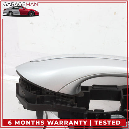 2009-2019 BMW 740i Right Passenger Side Exterior Door Handle Silver Metallic OEM