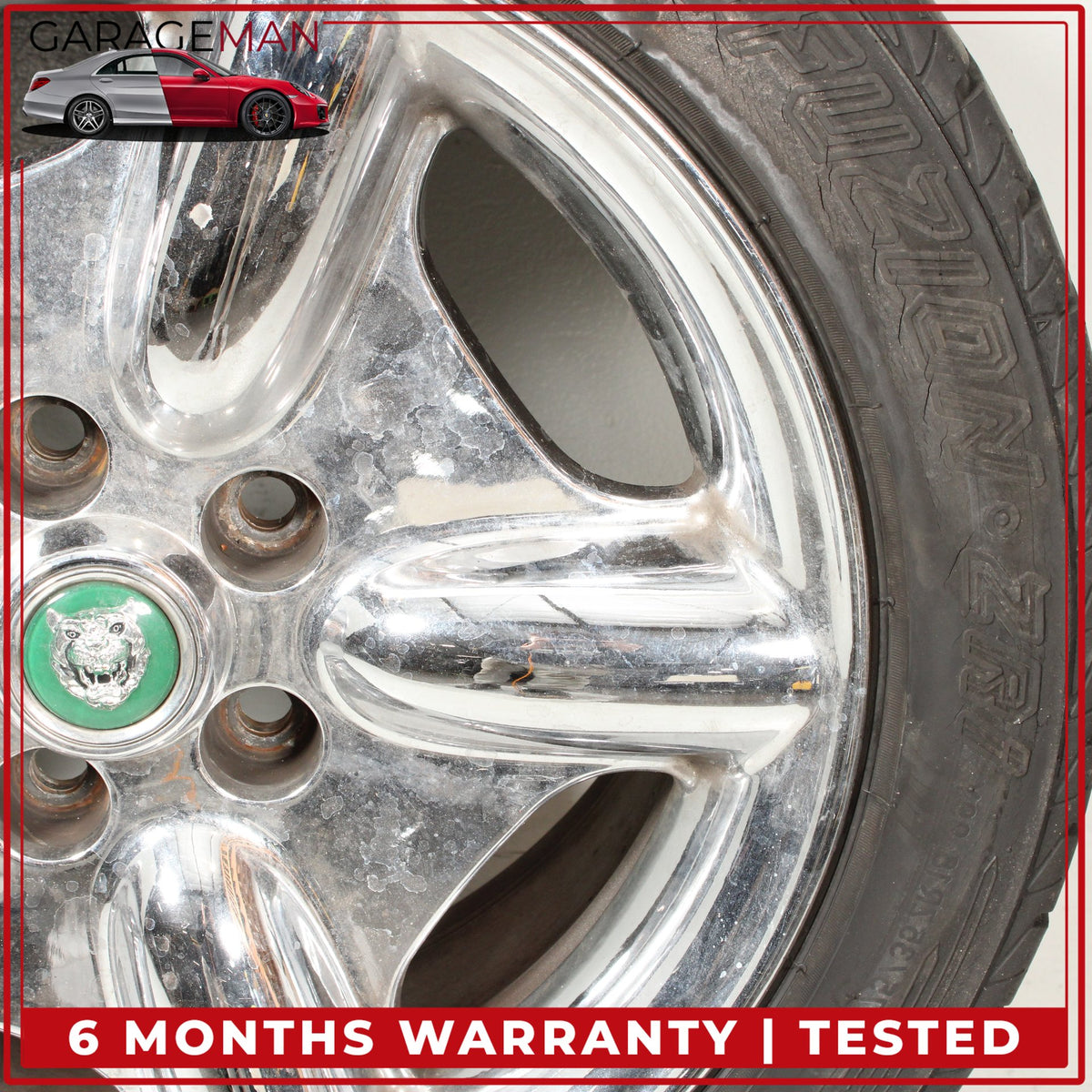 1997-1999 Jaguar XK8 Front or Rear Wheel Rim w/ Tire 8Jx17CHx33 MJA6116AB OEM