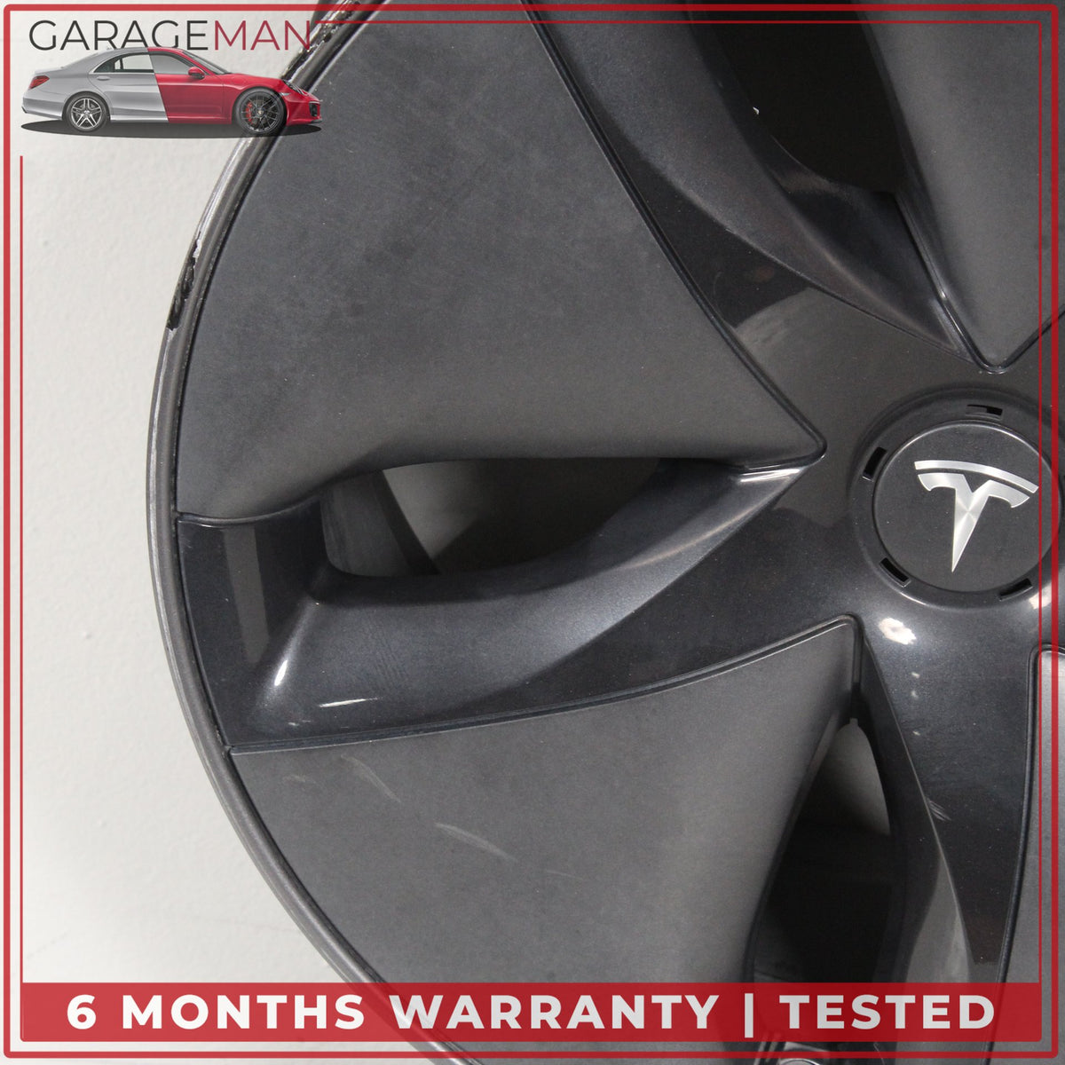 2017-2023 Tesla Model 3 Alloy Wheel Rim w/ Aerocover 18x8.5J ET40 104422100G OEM