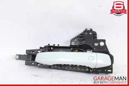 2012-2018 Audi S7 Rear Right Side Exterior Door Handle White 4H0837886 OEM