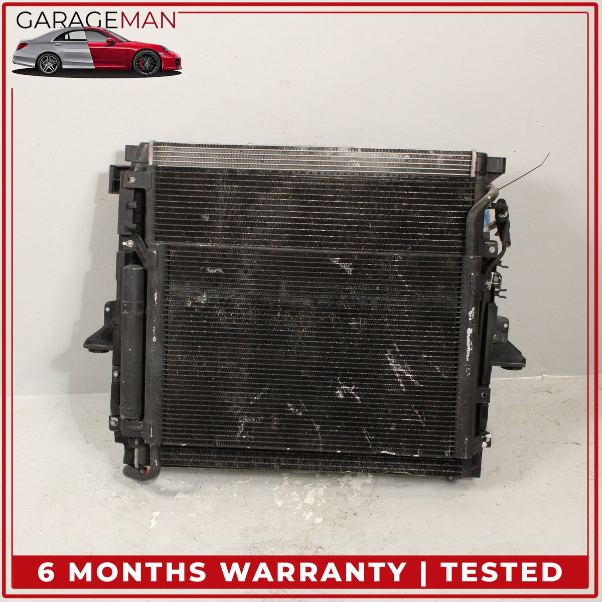 2010-2016 Land Rover LR4 L319 Engine Cooling Radiator AC A/C Condenser Assembly