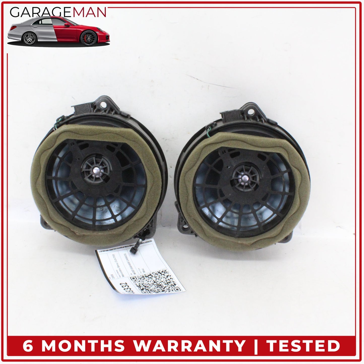 2003-2009 Mercedes-Benz CLK350 W209 Rear Right & Left Door Sound Audio Speaker 2038205802 OEM
