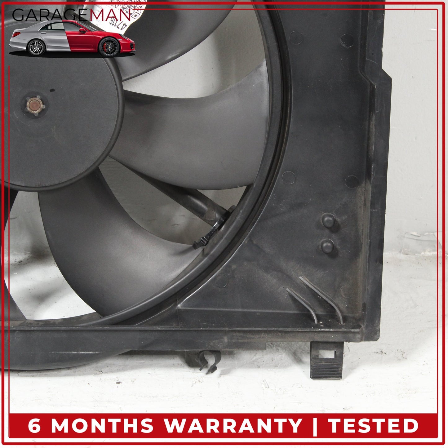 2001-2004 Mercedes-Benz SLK320 R170 Engine Motor Cooling Radiator Fan Assembly 0015002393
