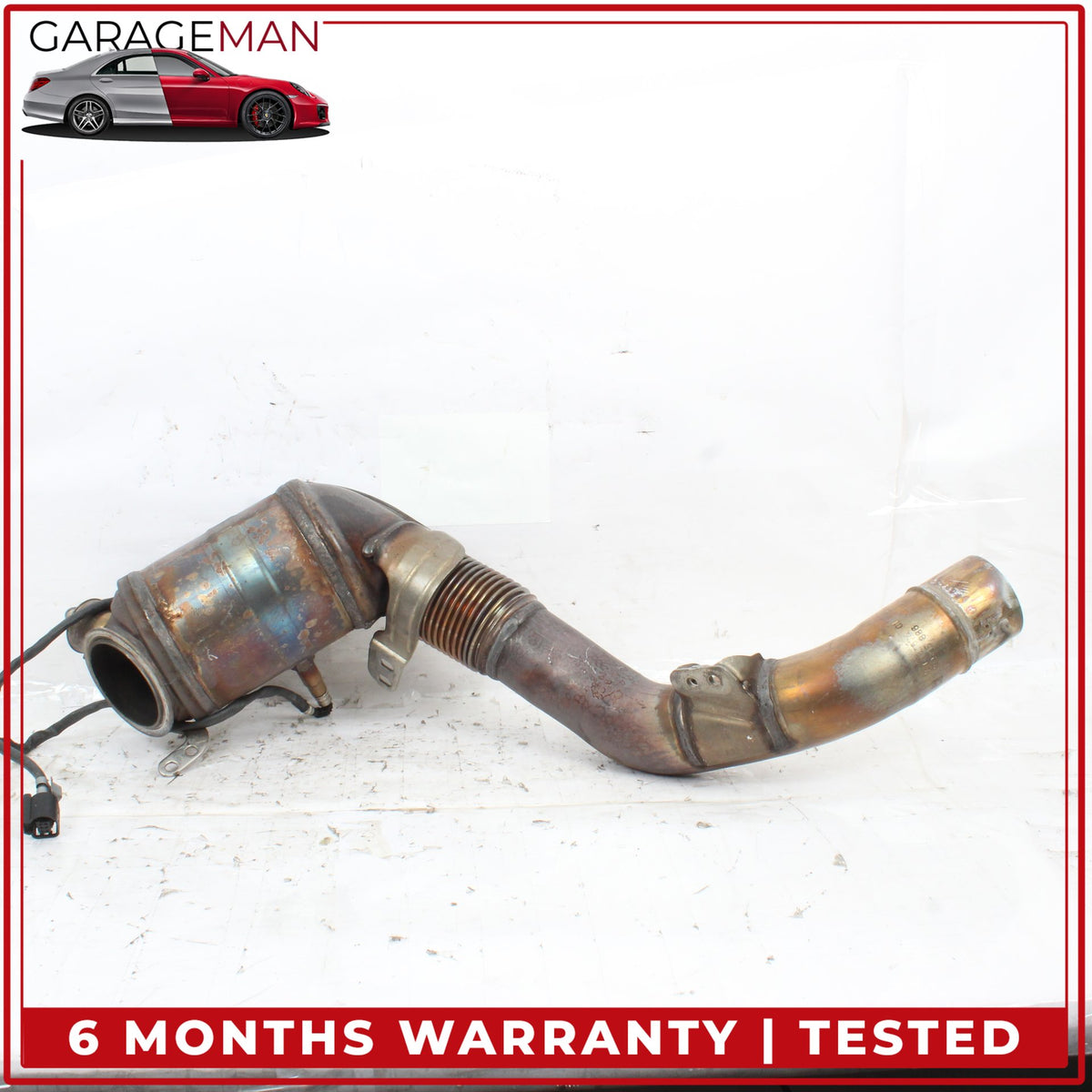 2010-2015 BMW 650i 550i 4.4L V8 Left and Right Side Exhaust Downpipe 7618674 OEM