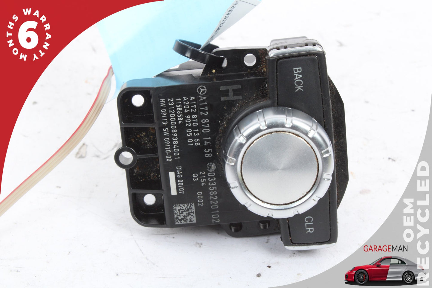 2012-2016 Mercedes W218 CLS550 Multimedia Knob Control Switch 1728701458 OEM
