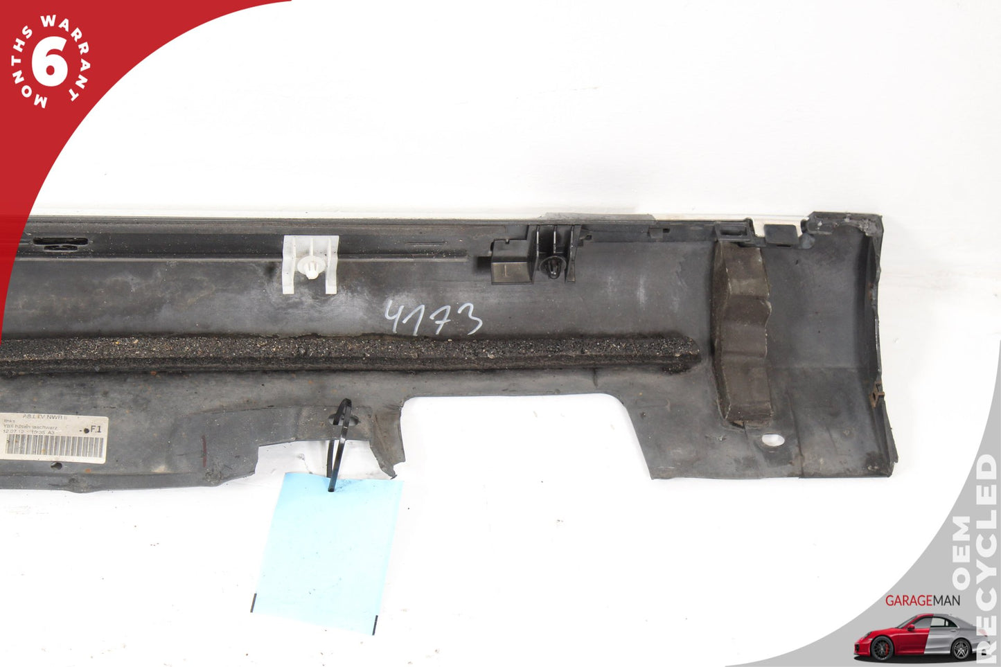 2011-2014 Audi A8 Quattro Left Side Rocker Panel Side Skirt 4H4853859B OEM