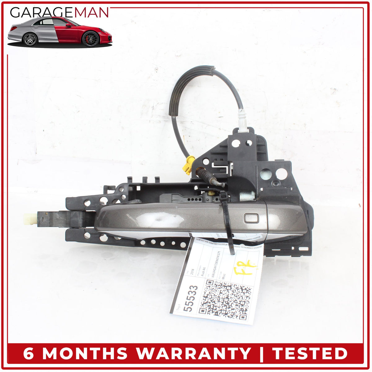 2012-2018 Audi A6 A7 Right Passenger Side Exterior Door Handle 4H0837886 OEM