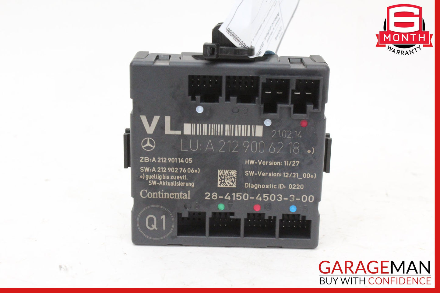 2008-2018 Mercedes-Benz C250 W204 Left Front Door Control Module 2129006218 OEM