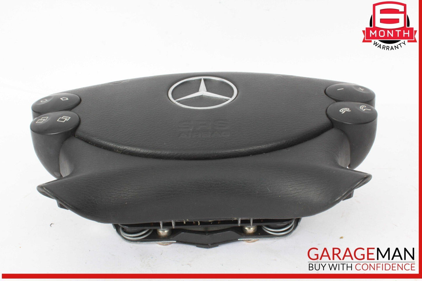 03-12 Mercedes R230 SL500 G500 G55 AMG Steering Wheel Airbag Air Bag Black OEM