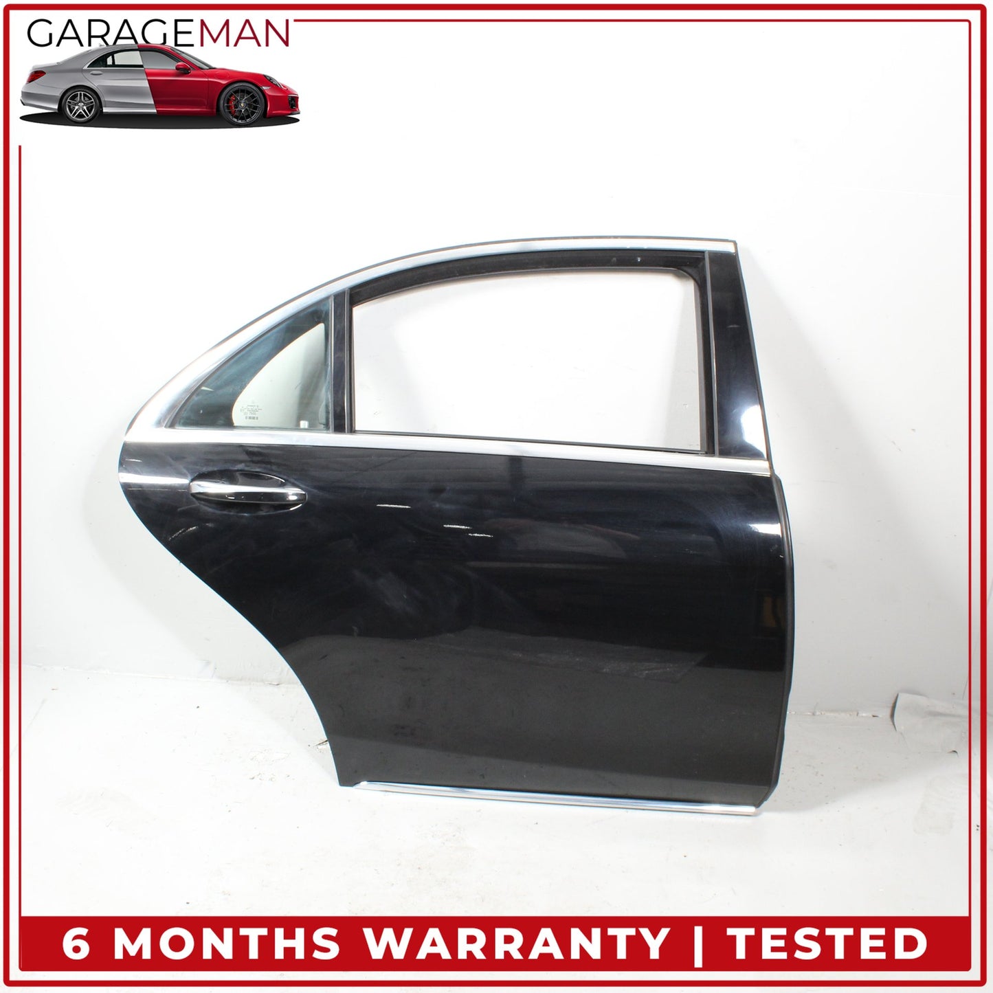 2014-2020 Mercedes W222 S550e Rear Right Passenger Side Door Shell Black OEM