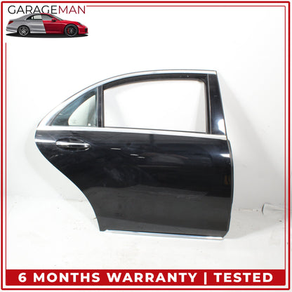 2014-2020 Mercedes W222 S550e Rear Right Passenger Side Door Shell Black OEM