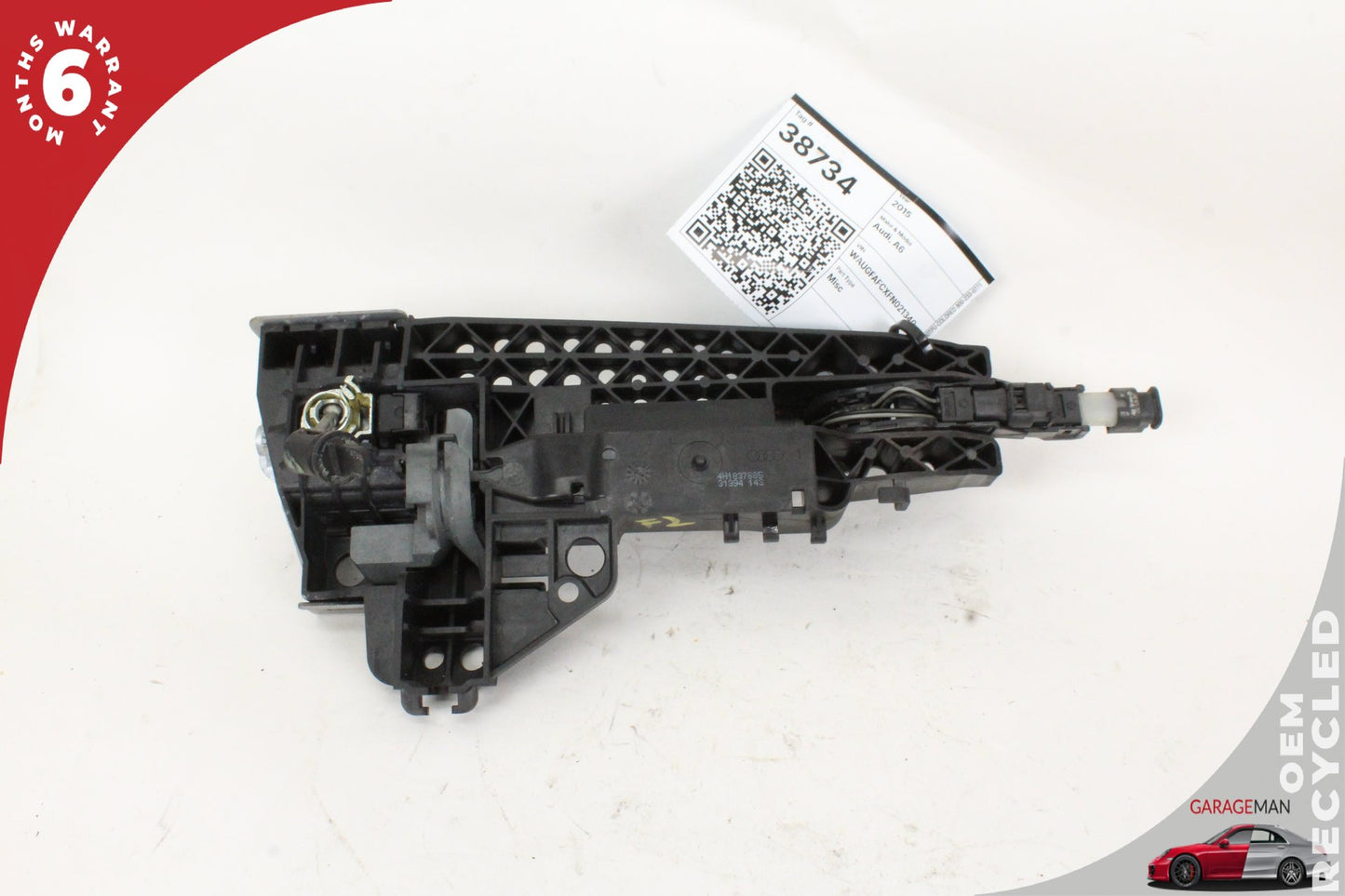 2012-2018 Audi A8 Front Left Driver Door Exterior Handle 4H0837885 OEM