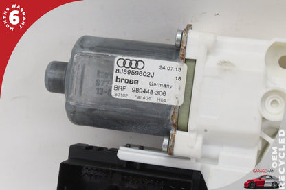 08-15 Audi TT 8J Coupe Front Right Window Regulator Motor 8J8959802H OEM