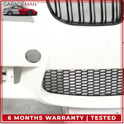 2006-2008 BMW 335i E90 M3 Style Front Bumper Cover Assembly w/ Grille Alpine White III